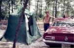 Jerry - camping trip to the Atlantic City Racetrack Concert, 1969